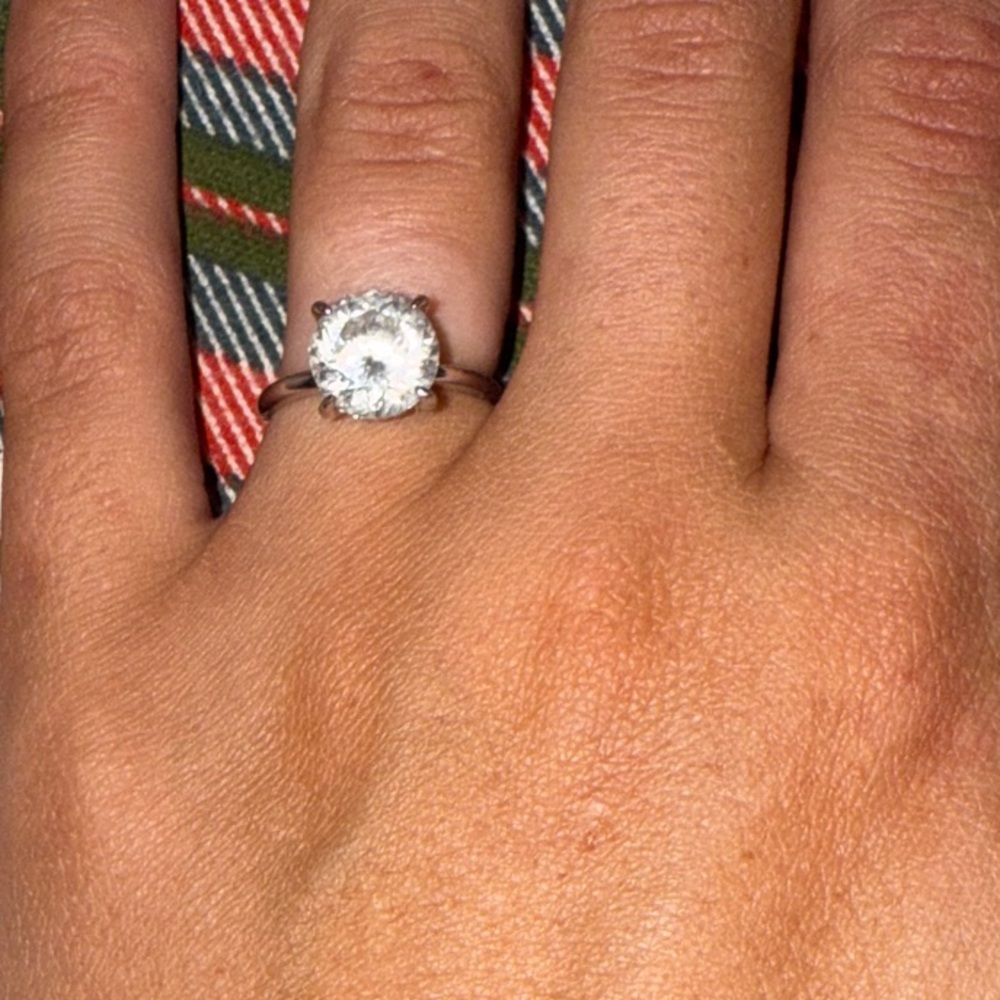 SIMULATED 2CT Engagement Ring
